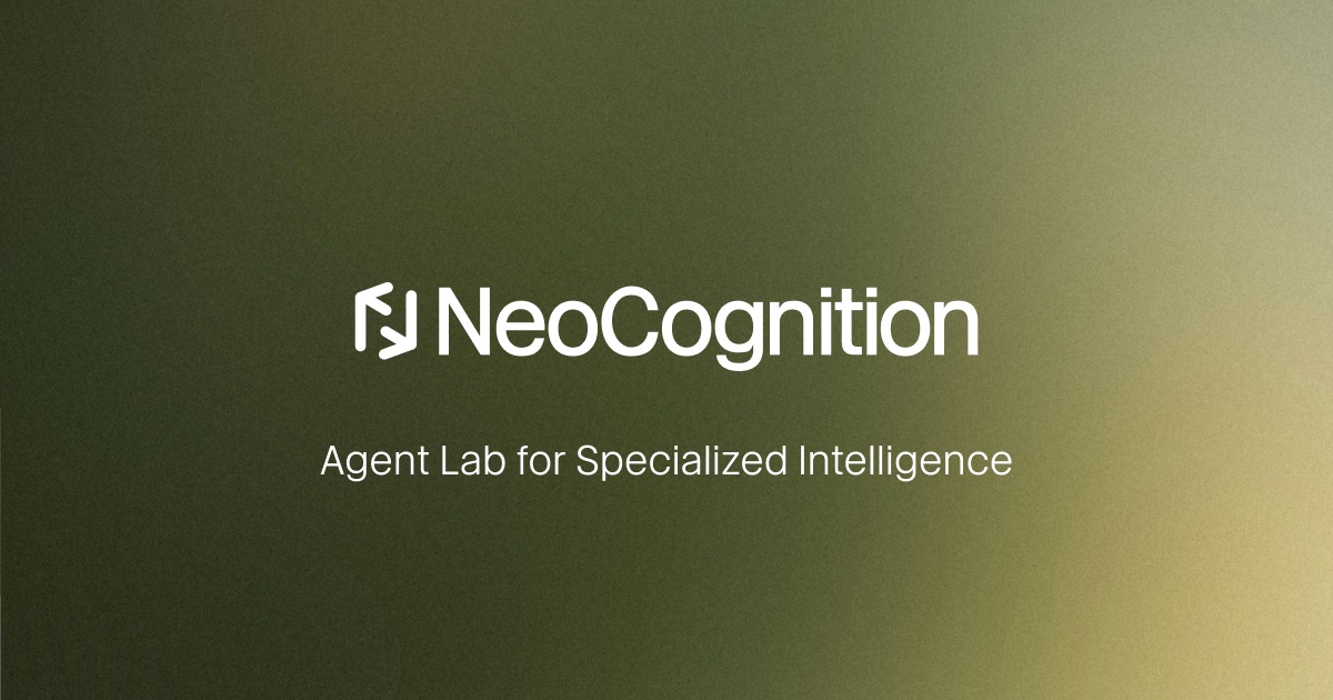 NeoCognition — self-learning AI agents research lab